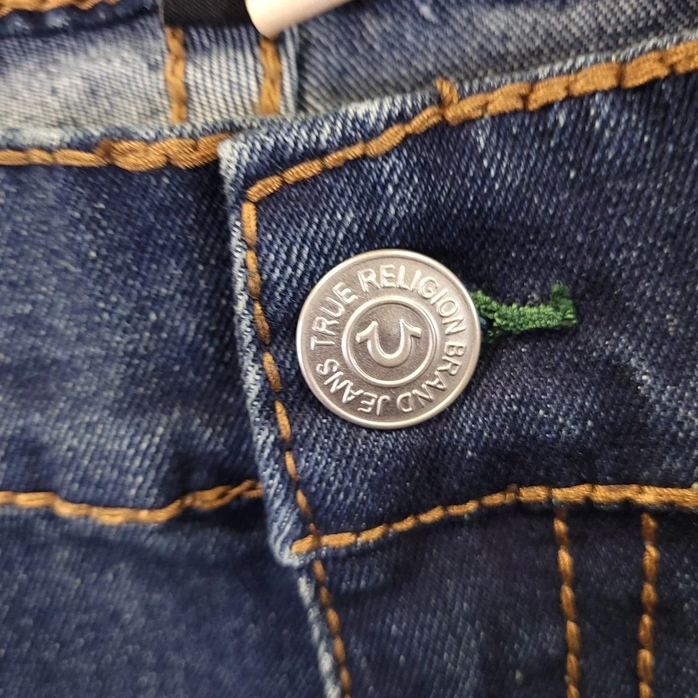NWT‎ True Religion Ricky Big T Relaxed Straight 36x34 Mid Rise Stretch $199 MSRP